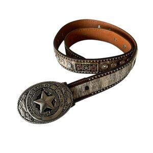 Ranger Belt Company Genuine Handtooled Leather Belt Size 40